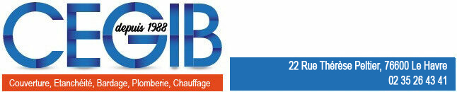 CEGIB – Couverture, Bardage, Etanchéité, Plomberie, Chauffage